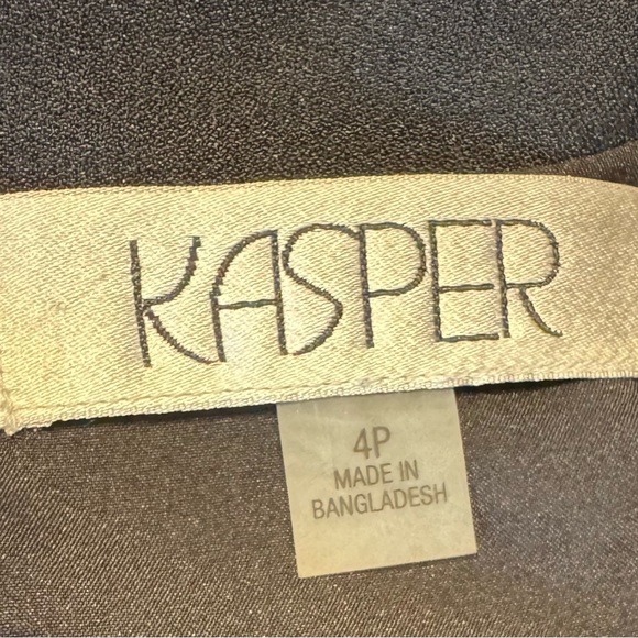 Kasper Black Dress Sleeveless Sheath Women’s Size 4P NWT - Picture 11 of 13